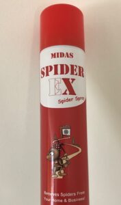 Anti spider spray keeps you pictures clear from cob webs 